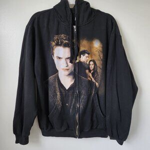 Tultex Twilight Saga New Moon Edward Bella Hoodie Size Medium